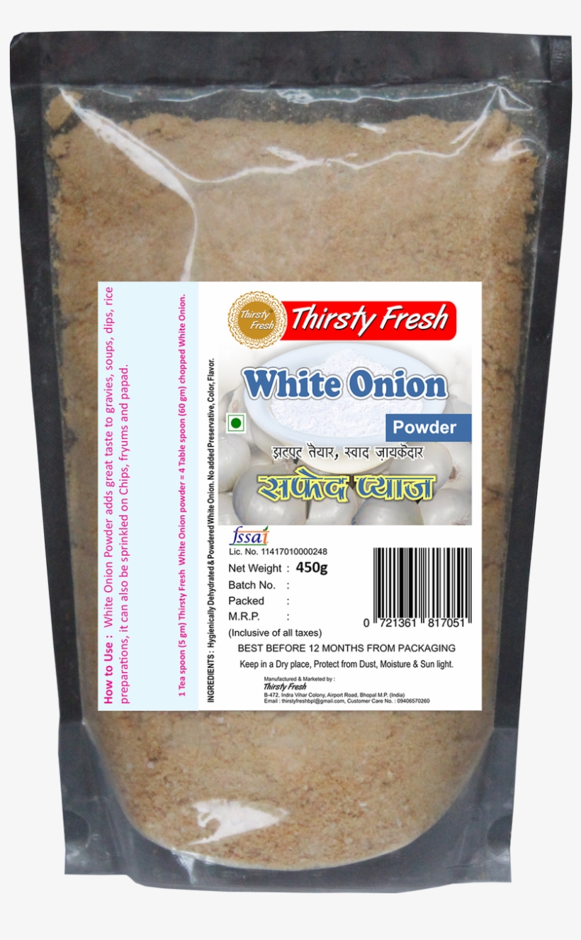 White Onion Powder 450g - Ginger, transparent png #4122813