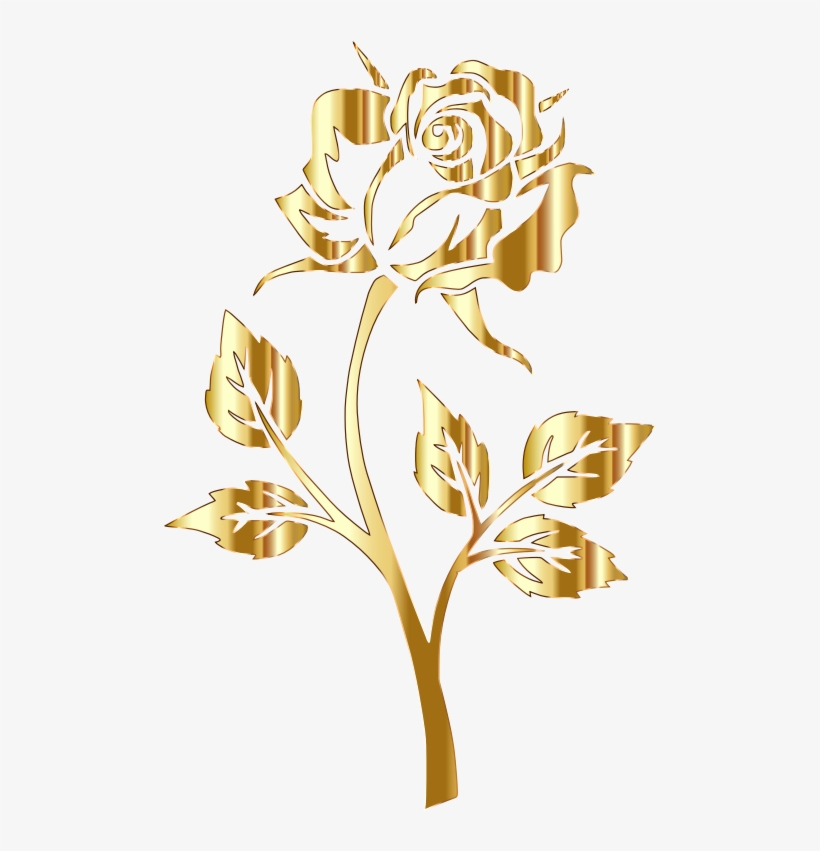 Medium Image - Gold Flower No Background, transparent png #4122888