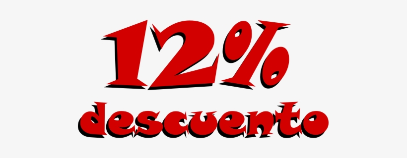 Disfruta S Un 12% De Descuento En Todos Los Artículos - 12% Descuento, transparent png #4122892