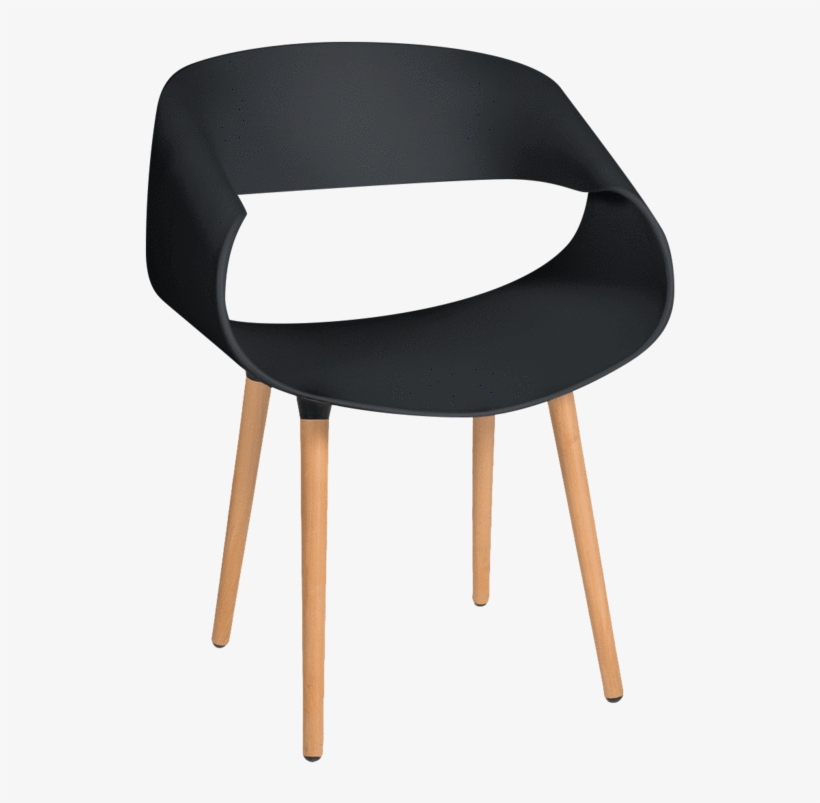 Starkey Sillas De Plástico Y Madera - Chair, transparent png #4123585