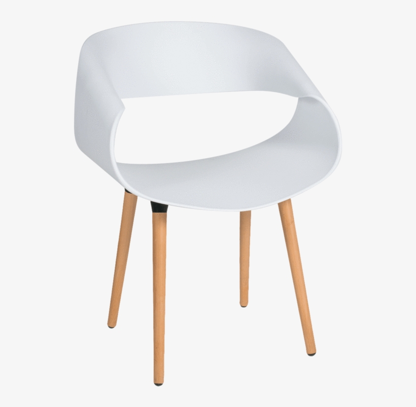 Starkey Sillas De Plástico Y Madera - Chair, transparent png #4123843