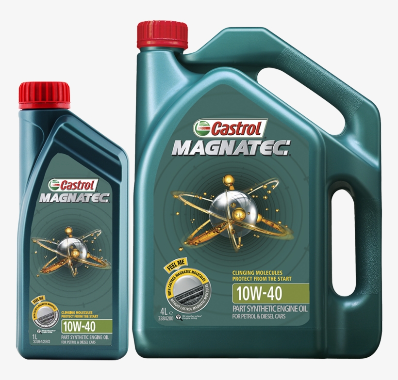 Engine Oil 1 - Castrol Magnatec 10 40, transparent png #4124240