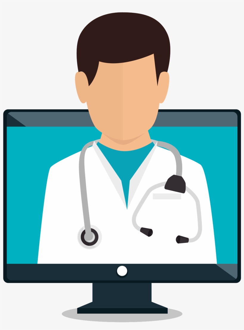 Doctor Online - Dentist Vector, transparent png #4124242