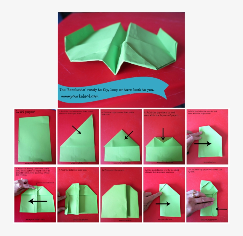 Do Your Kids Enjoy Making Paper Planes What Is Their - Step By Step Paper Creations, transparent png #4124357