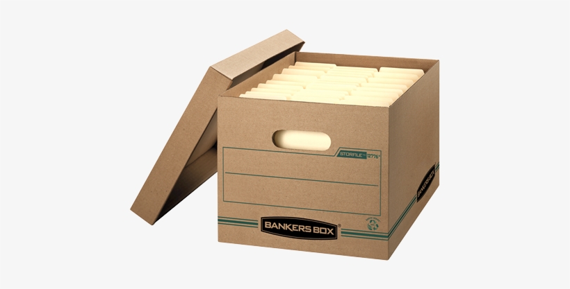 Caja Reciclada Para Archivo Stor/file™ - Bankers Box Enviro Stor Storage Box, transparent png #4124641