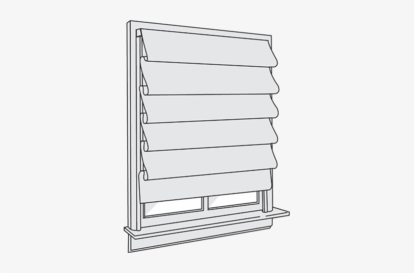 Enter Image Description Here - Roman Shade Waterfall, transparent png #4124834