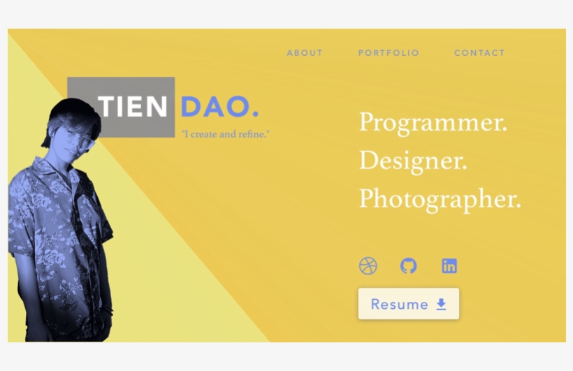 Portfolio Design Homepage Portfolio - Elements Of Typographic Style, transparent png #4124973