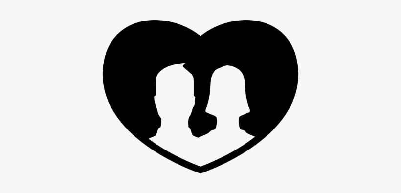 Couple In Love Vector - Enamorada Icono De Pareja, transparent png #4125267
