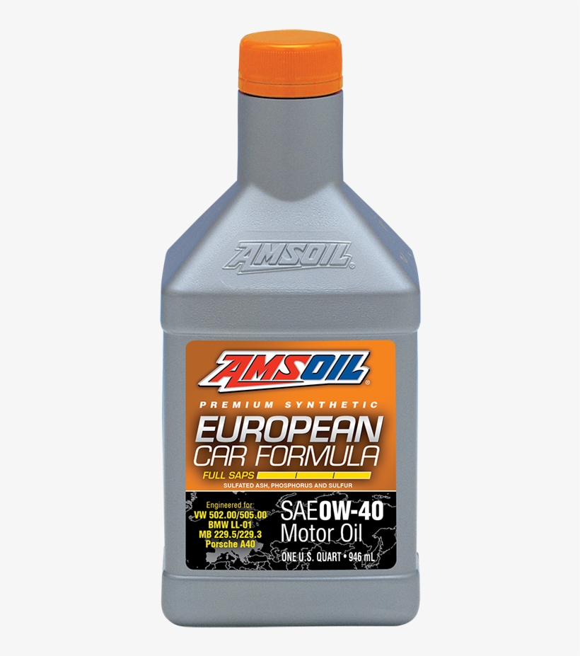 Amsoil Expands European Line With Addition Of 0w-40 - European Car Formula 5w 40 Classic Esp Synthetic Motor, transparent png #4125481
