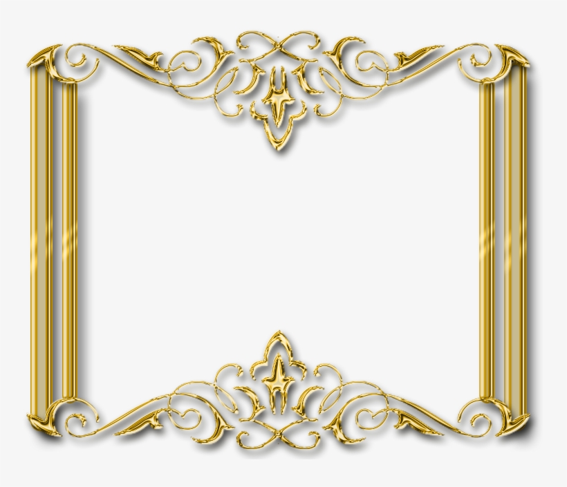 Frame Gold Transparent Png Pictures - Golden Frame Design Png, transparent png #4125563