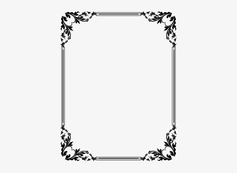 Download Vector Frame Png Png Images - Border Design Png, transparent png #4125752