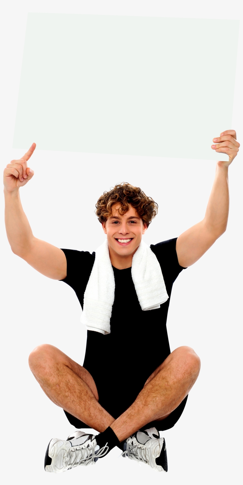 Men Holding Banner Royalty Free High Quality Png - Advertising, transparent png #4126446