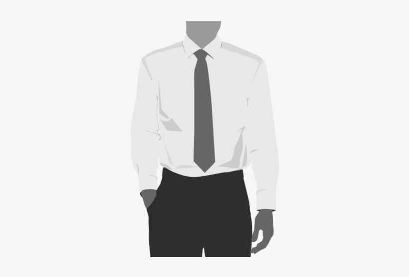 How Shirt Should Fit Billow Crease - Γραβατα Σωστο Υψοσ, transparent png #4126782