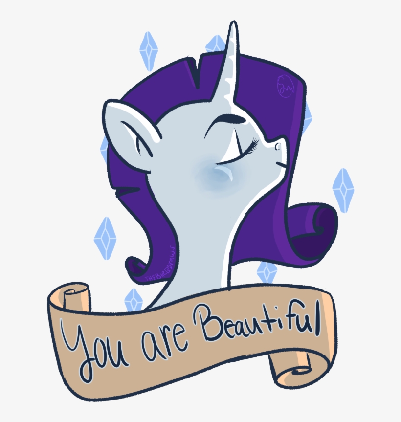 Thebirbdraws, Old Banner, Pony, Rarity, Safe, Simple - Logo, transparent png #4126806