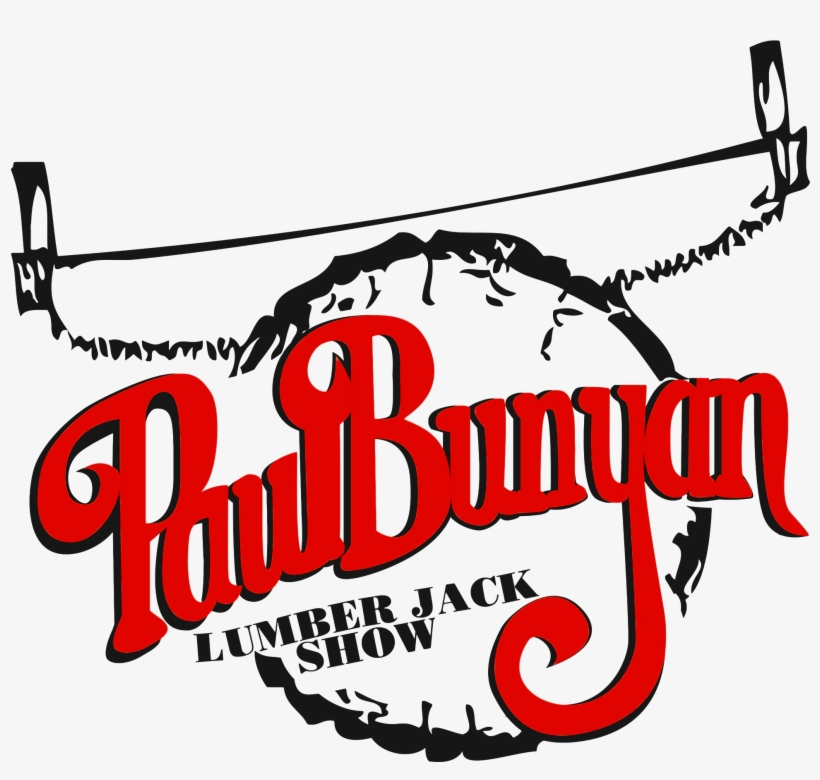 Cuts A Disk Off The End Of The Log, Shuts Off The Saw, - Paul Bunyan Lumberjack Show, transparent png #4127020