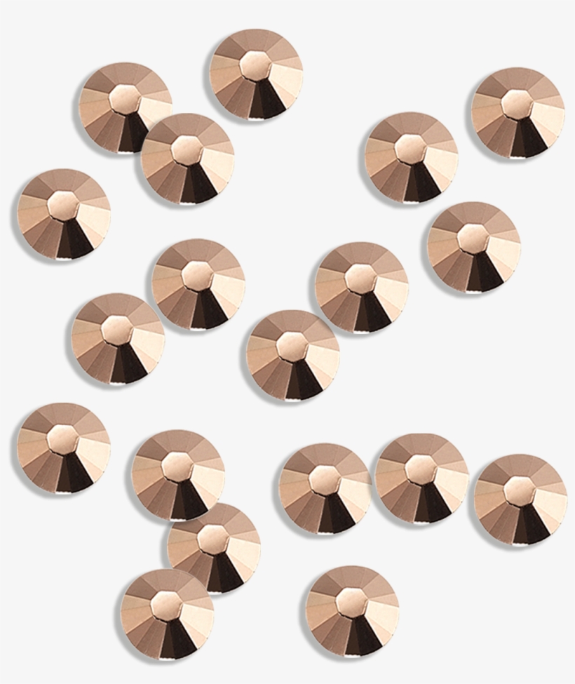 Rhinestones For Nails - Strass Gold, transparent png #4127164