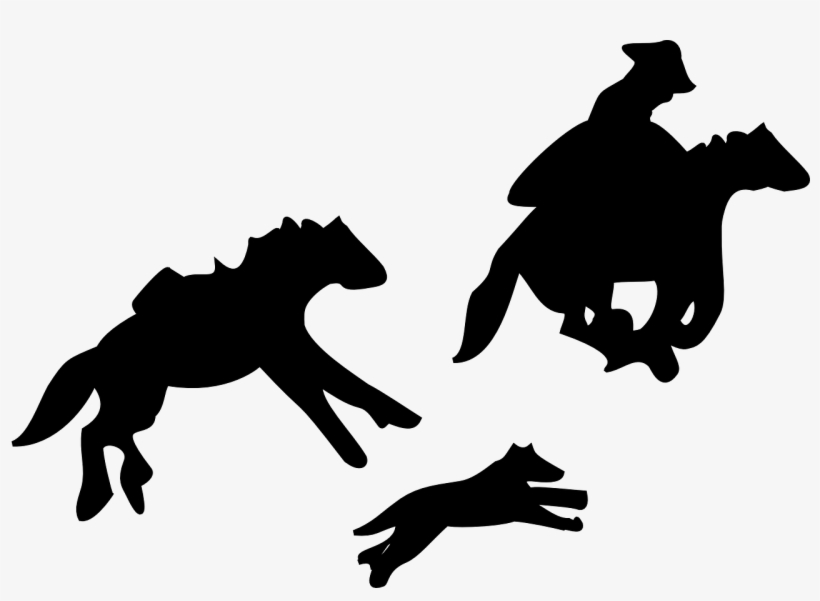 Vector Graphics,free Pictures - Vaquero En Caballo Cafe Png, transparent png #4127243