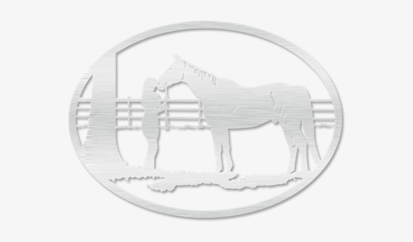 Girl And Horse Silhouette - Mane, transparent png #4127491