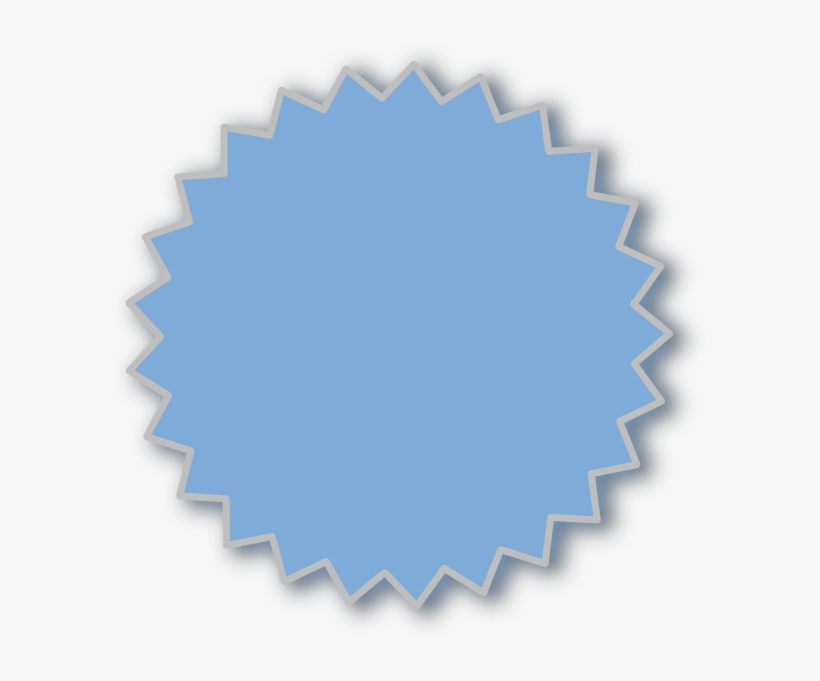 Starburst Outline Blue Clip Art - Expert For Steel Bosch, transparent png #4127728