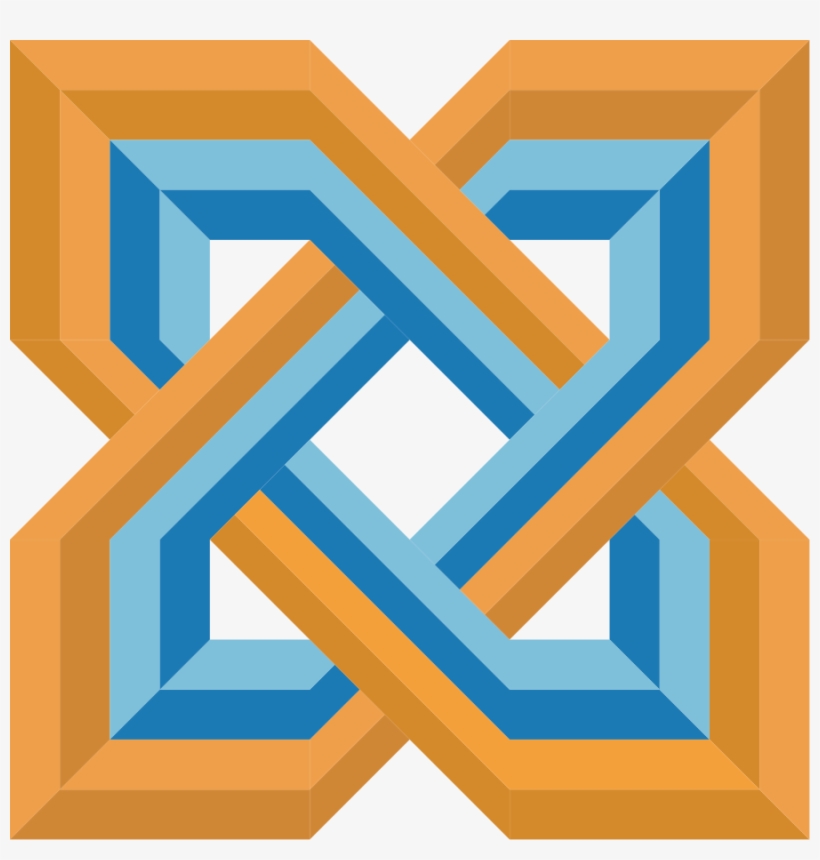 This Free Clipart Png Design Of Celtic Knot Stylized - Celtic Knot, transparent png #4127835