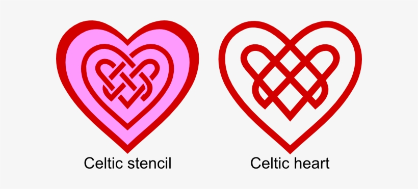 The - Celtic Knot Love Heart, transparent png #4127871