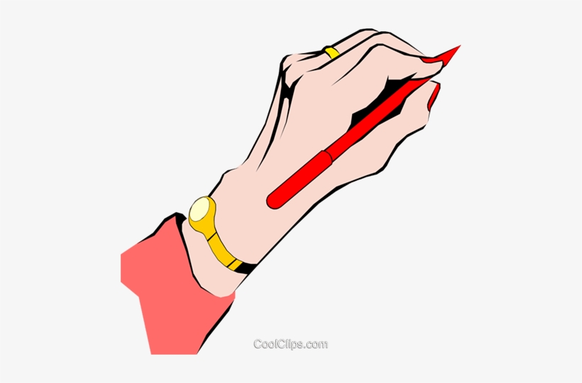 Female Hand Writing - Mano Che Scrive Png, transparent png #4128410