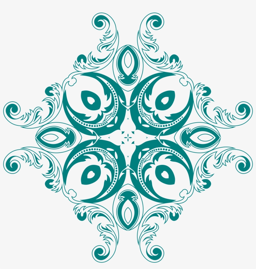 This Free Icons Png Design Of Vintage Floral Style, transparent png #4128438