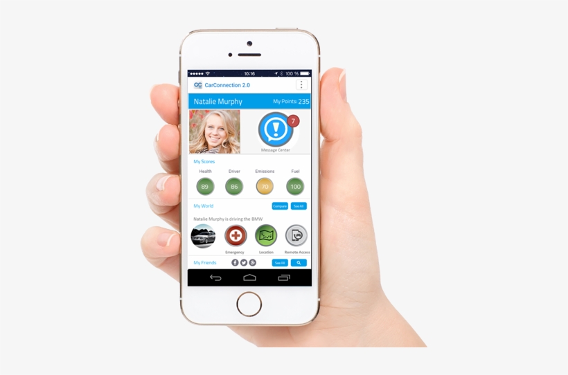 Mobile App - My Vehicle Mobile App, transparent png #4129068