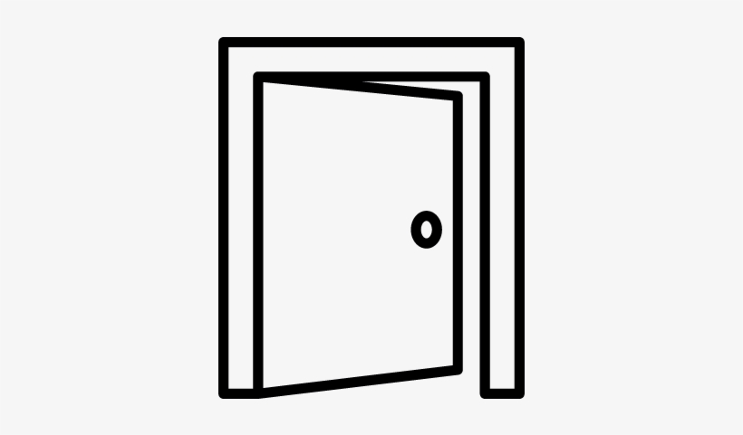 Open Door Vector - Puerta Abierta Para Pintar, transparent png #4129070