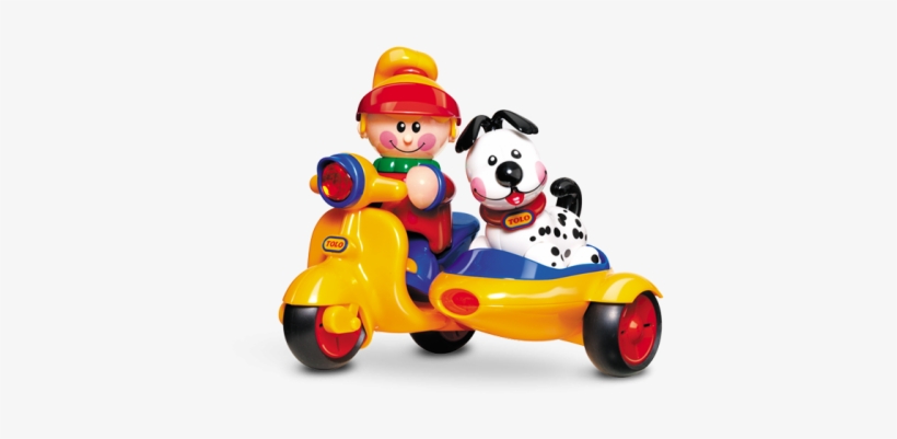 Motc Con Muñeca Niña Y Perrito En El País De Los Juguetes - Tolo - First Friends - Scooter, transparent png #4129592
