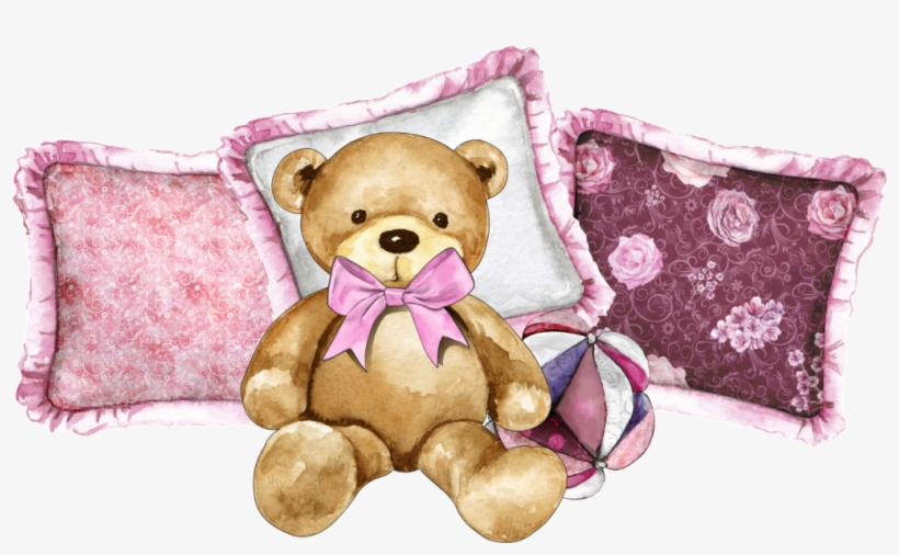 Almohada Juguetes Png Transparente - Teddy Bear, transparent png #4129815
