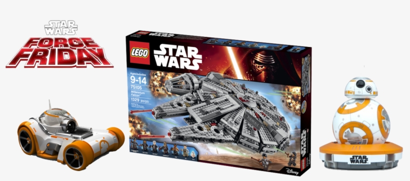 De Hoy El Force Friday, Celebración En La Que Los Fans - Lego 75105 Star Wars Force Awakens Millennium Falcon, transparent png #4129883