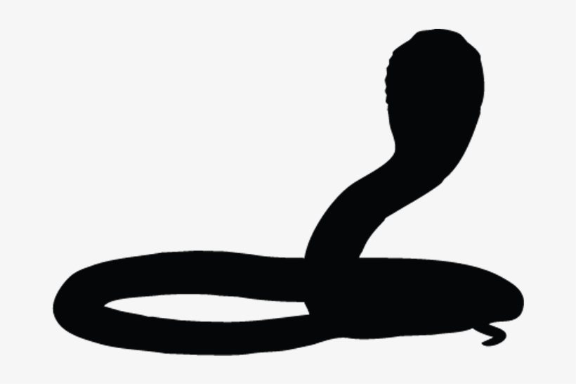 Snake-4 - Cobra Silhouette Png, transparent png #4130107