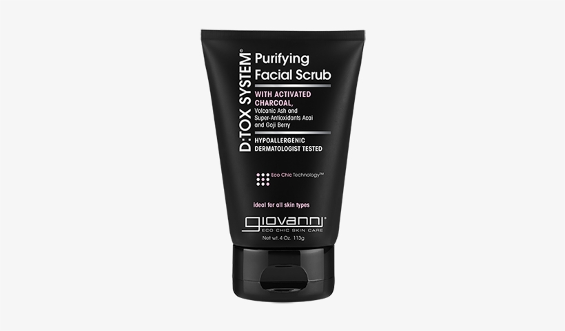 Face Scrub - Giovanni - Dtox System Replenishing Facial Moisturizer, transparent png #4130208