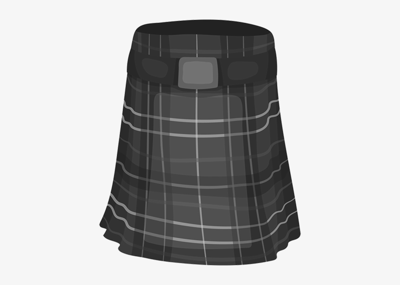 Wear With Pride - Kilt Cartoon, transparent png #4130605