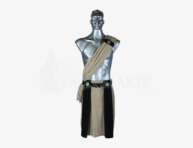 Roman Kilt With Scarf, transparent png #4130857