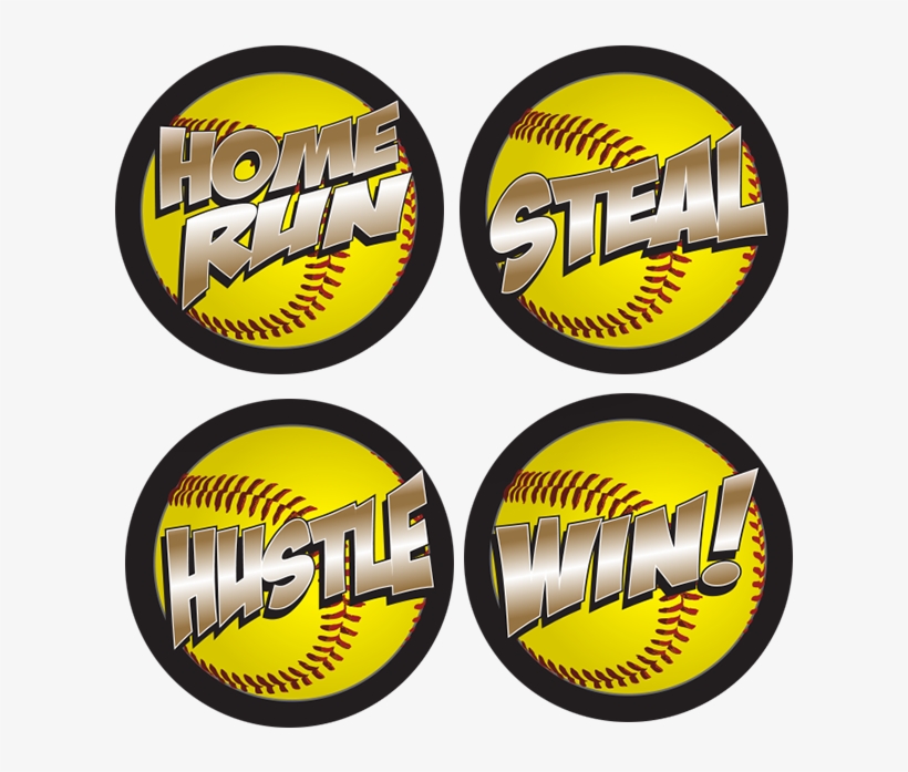 Full Color Softball Award Decals - Circling The Bases: Essays On The Challenges, transparent png #4130991