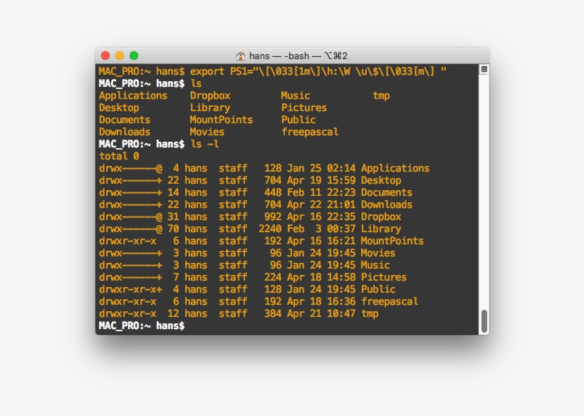 Macos How To Make Your Bash Prompt Standout In Terminal - Debian Framebuffer, transparent png #4131217