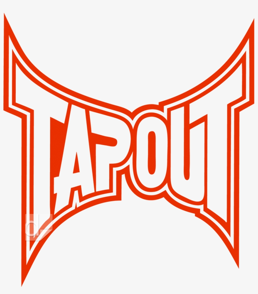 This Thermal Die Cut Decal For Tapout Shows How It - Ufc Logo Drawings, transparent png #4131386