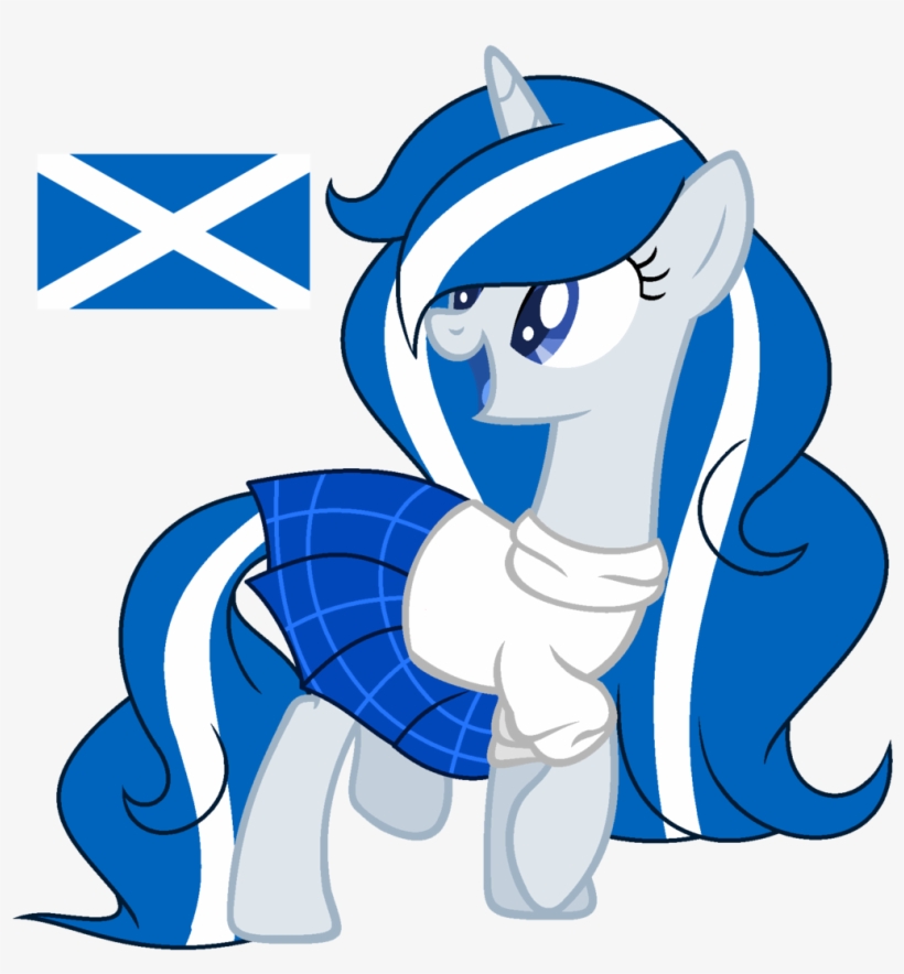 Cosmicwitchadopts, Clothes, Female, Kilt, Mare, Nation - Cartoon, transparent png #4131387