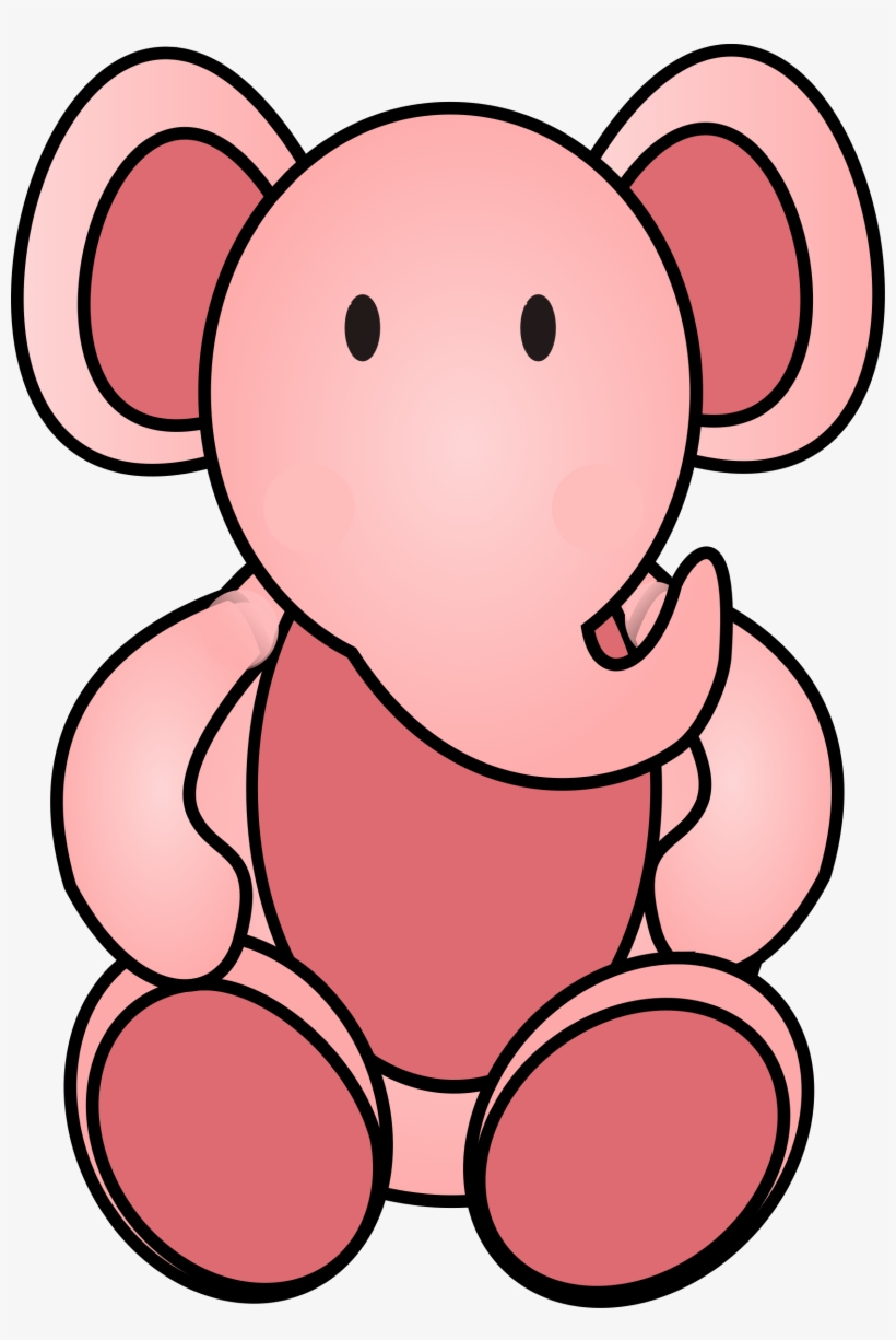 Big Image - Elefante Rosado Png, transparent png #4131571