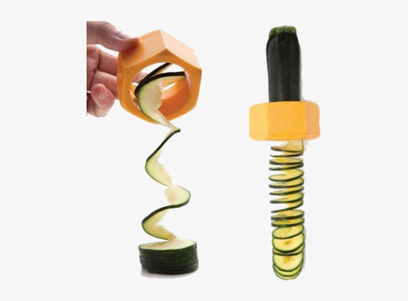 Cucumbo, A Kitchen Tool That Slices Cucumbers Into - Spiral Cucumber Slicer Vegetable Fruit Salad Cutter, transparent png #4132107