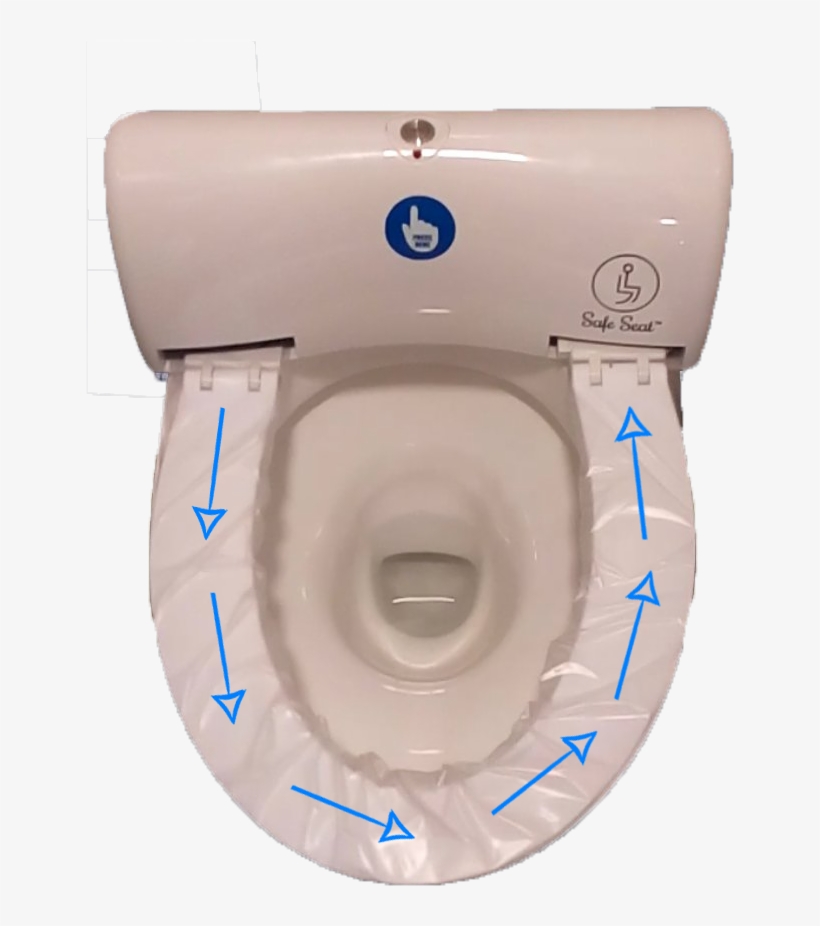 Safe Seat - Toilet Seat Cover, transparent png #4132476