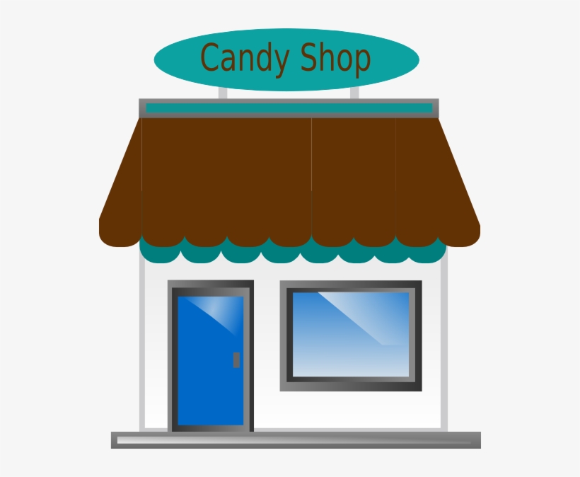 Candy Shop Front Svg Clip Arts 540 X 594 Px, transparent png #4132647