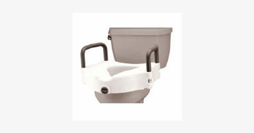 Nova Raised Toilet Seat W/ Removable Arms - Nova Toilet Seat, Raised, Locking, With Arms, transparent png #4132700