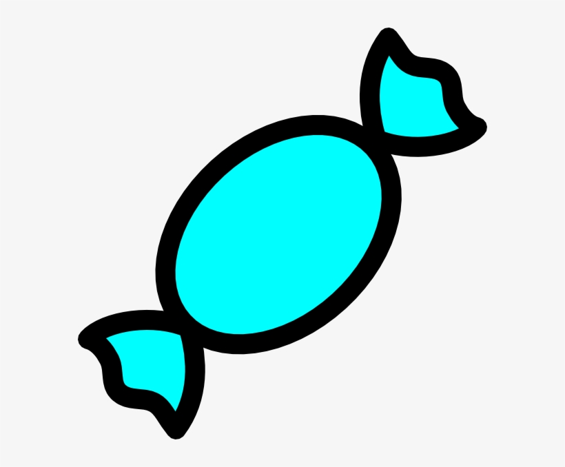 Bright Blue Candy Clip Art - Candy Clip Art, transparent png #4132755