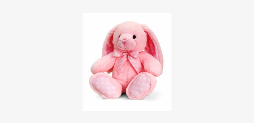 Keel Toys 25cm Baby Spotty Rabbit - Pink, transparent png #4132788
