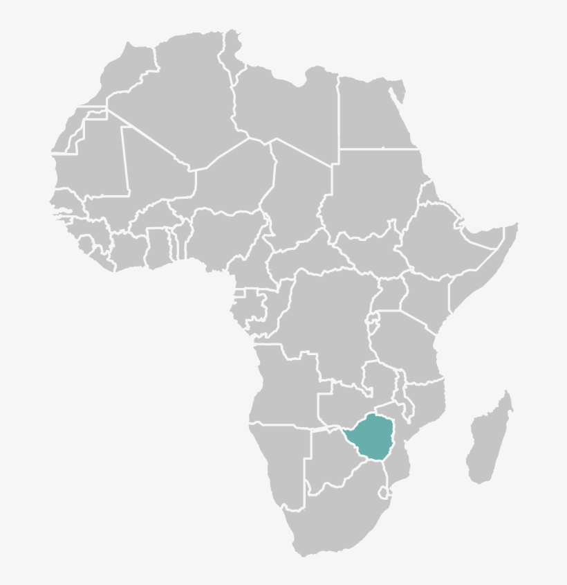 Explore Zimbabwe - Africa Map Svg, transparent png #4132907