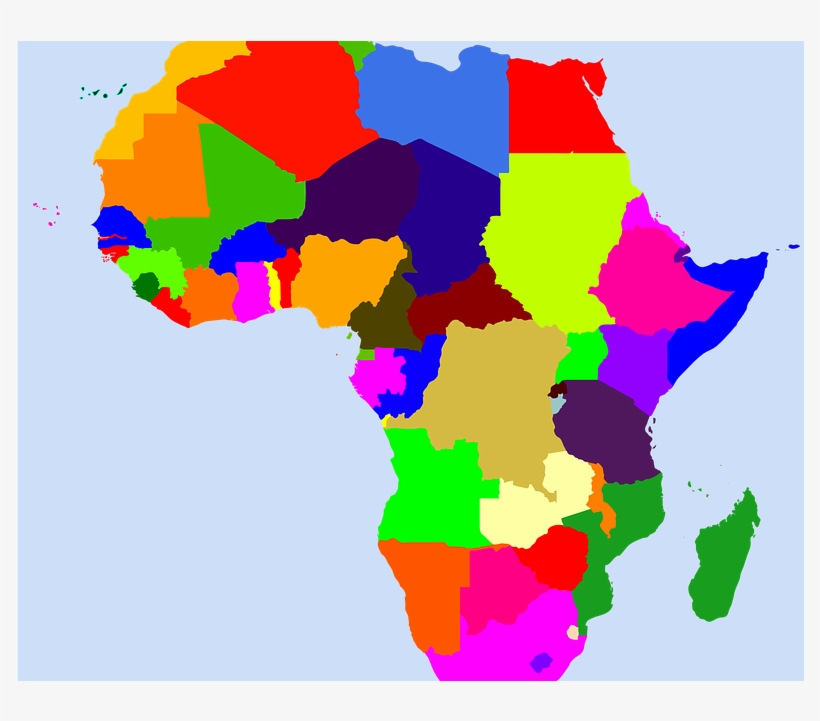 A Cry From The Heart - Colorful Map Of The Continent Of Africa Journal: Take, transparent png #4132937