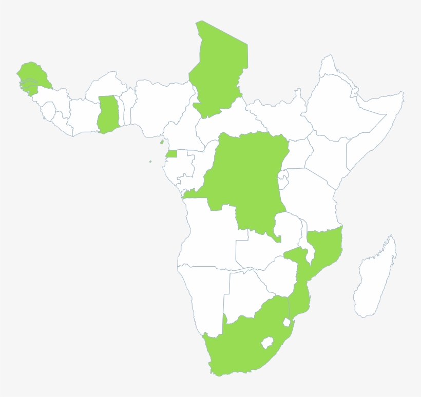 Wec In Africa - Africa Map No Background, transparent png #4132946